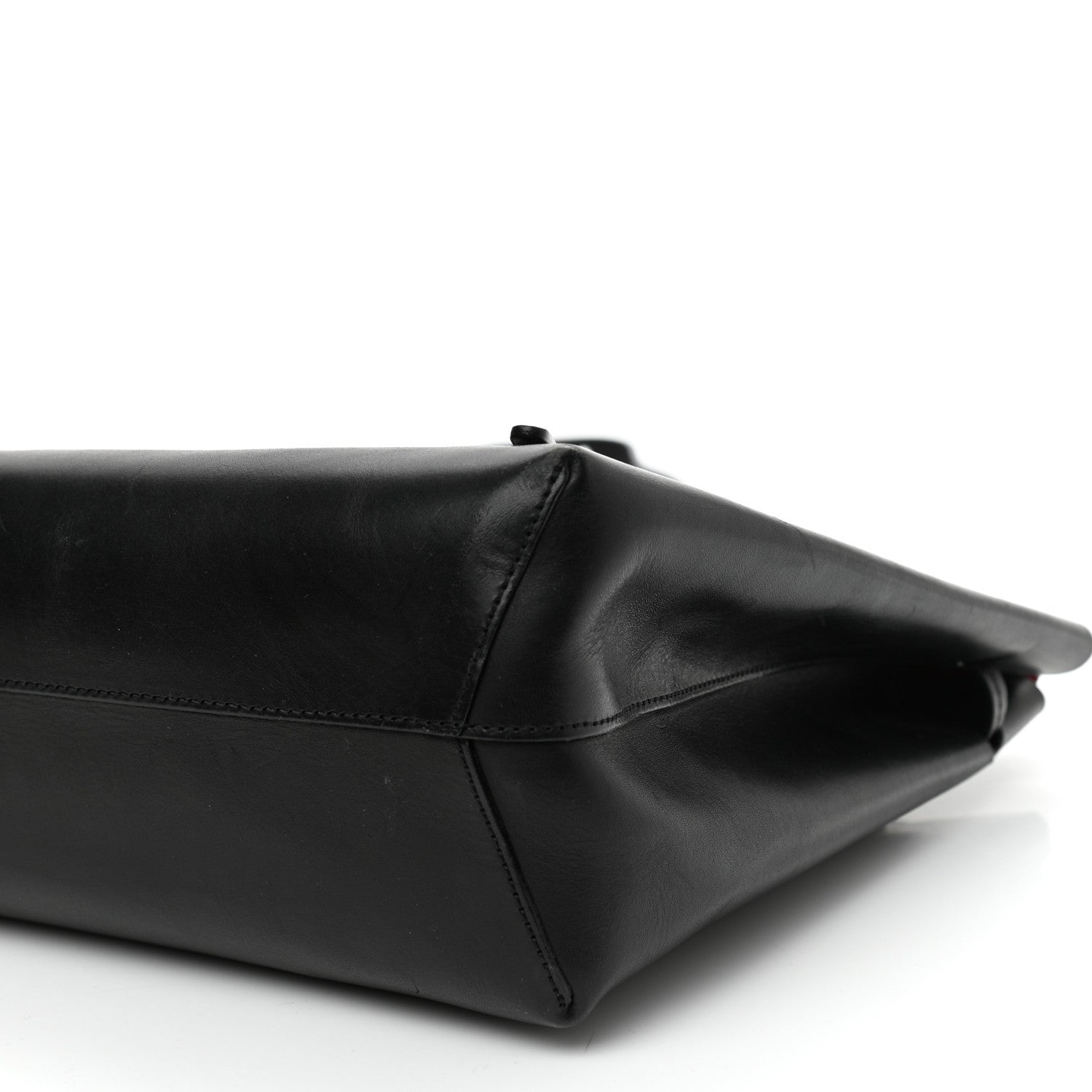 Mansur Gavriel Calfskin Mini Lady Bag Black Flamma 10 of 14