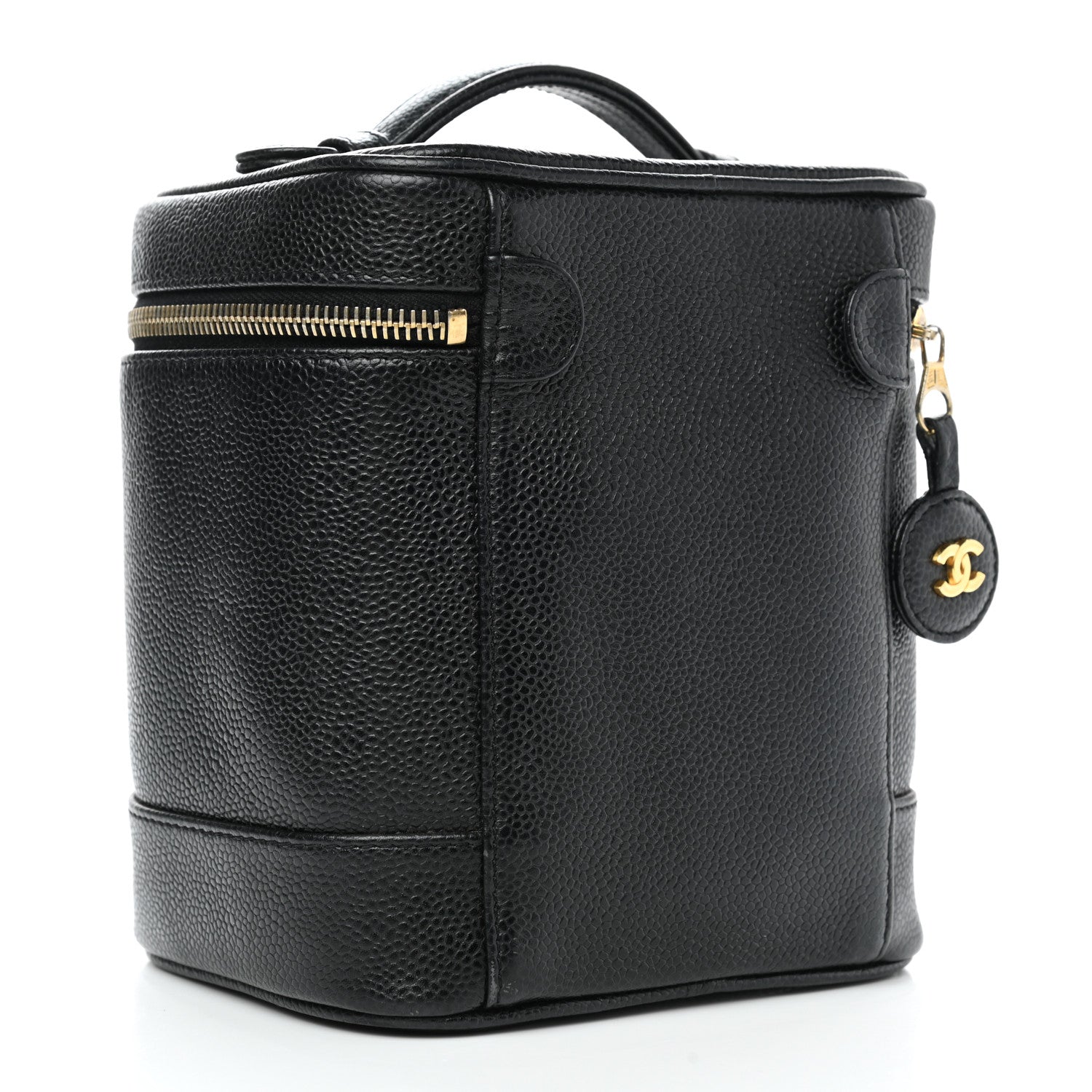 Chanel Caviar Vanity Cosmetic Case Black 3 of 7