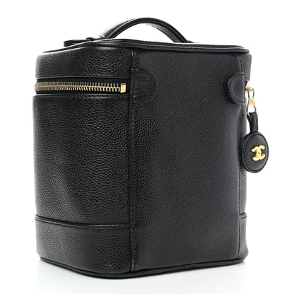 Chanel Caviar Vanity Cosmetic Case Black 3 of 7