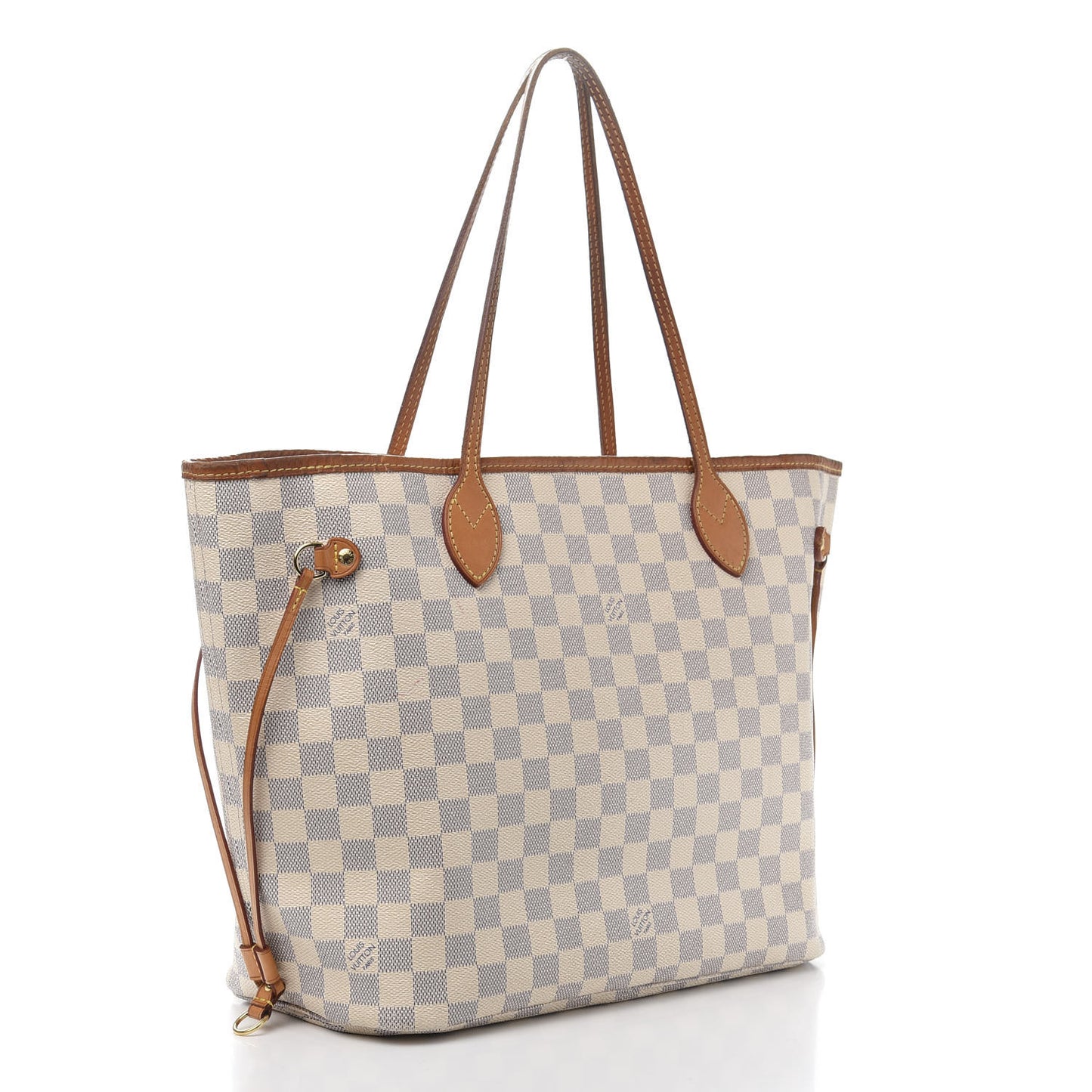 Damier Azur Neo Neverfull MM Rose Ballerine