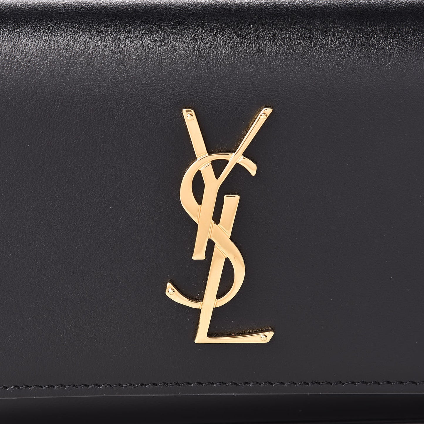 Smooth Calfskin Monogram Kate Belt Bag Black