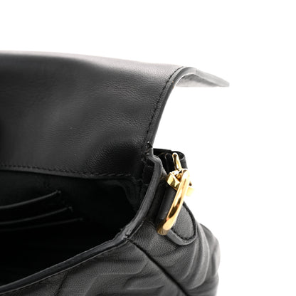Fendi Nappa FF 1974 Embossed Mini Baguette Black 11 of 12