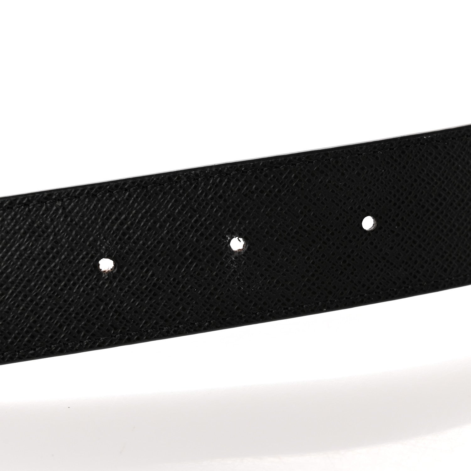 Louis Vuitton Calfskin Monogram 30mm LV Initiales Reversible Belt 80 32 Black 9 of 9