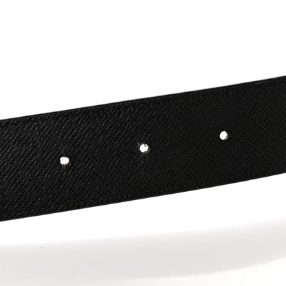 Louis Vuitton Calfskin Monogram 30mm LV Initiales Reversible Belt 80 32 Black 9 of 9
