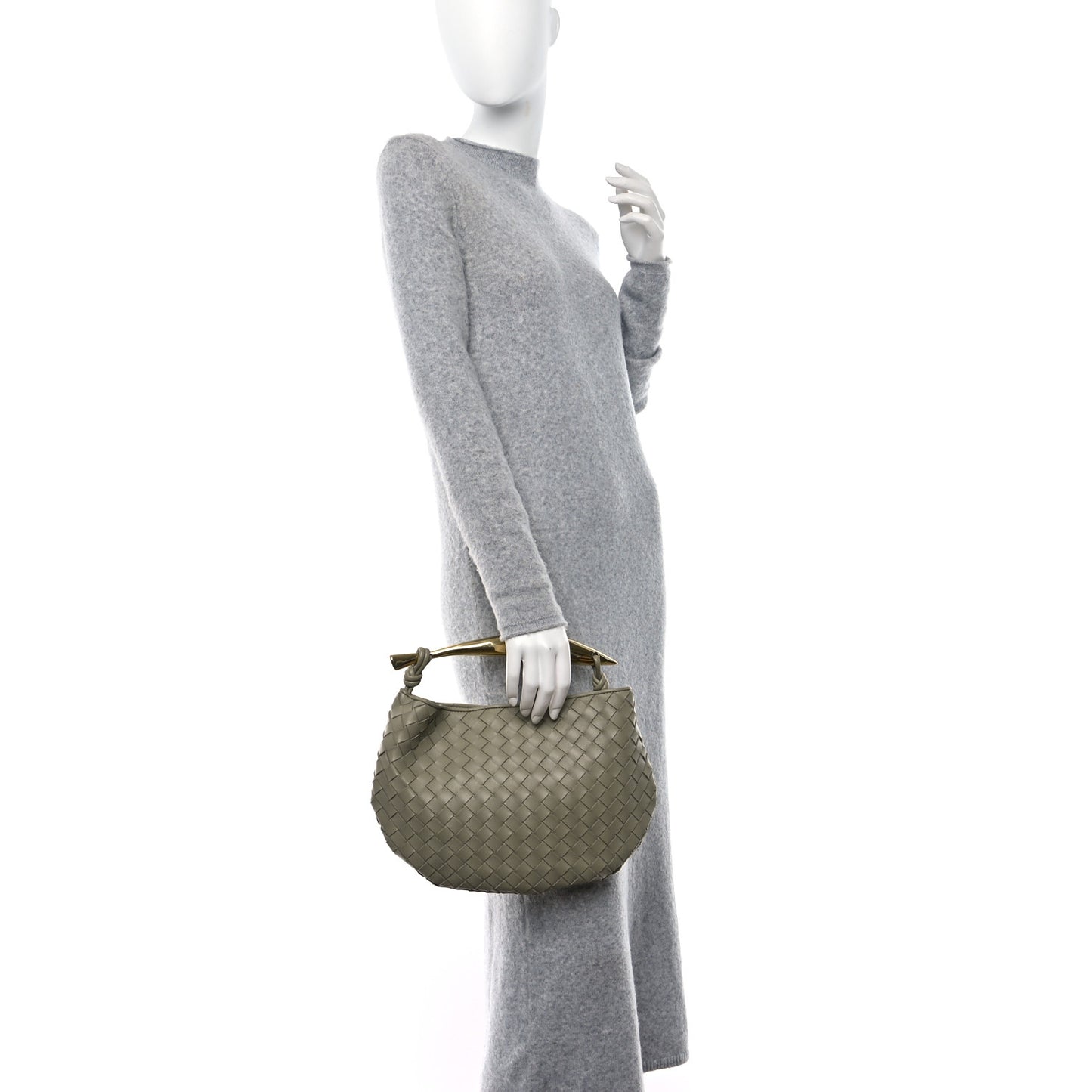 Nappa Intrecciato Sardine Bag Travertine