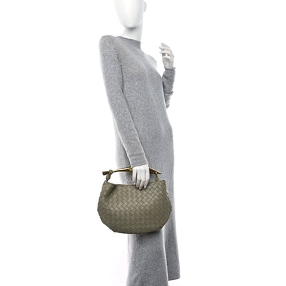 Bottega Veneta Nappa Intrecciato Sardine Bag Travertine 2 of 11