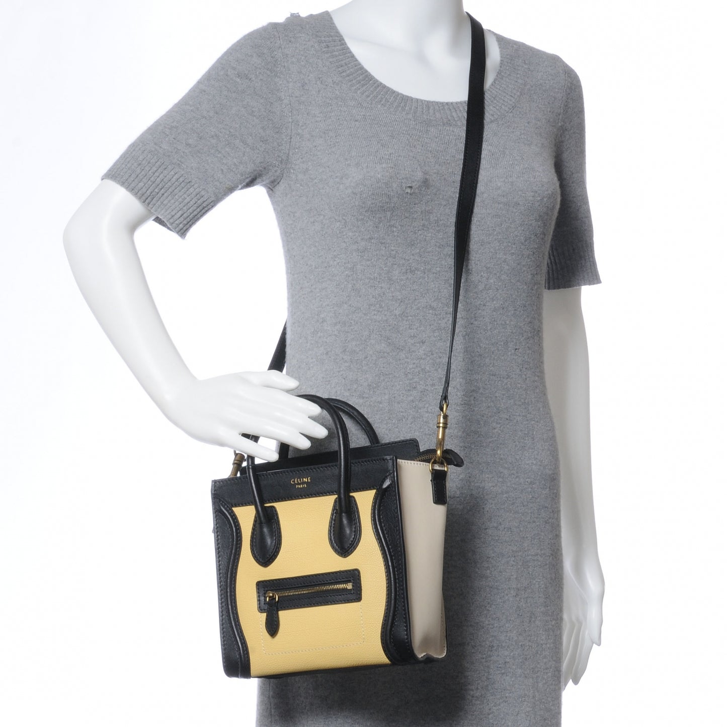 Smooth Calfskin Nano Tri-Color Luggage