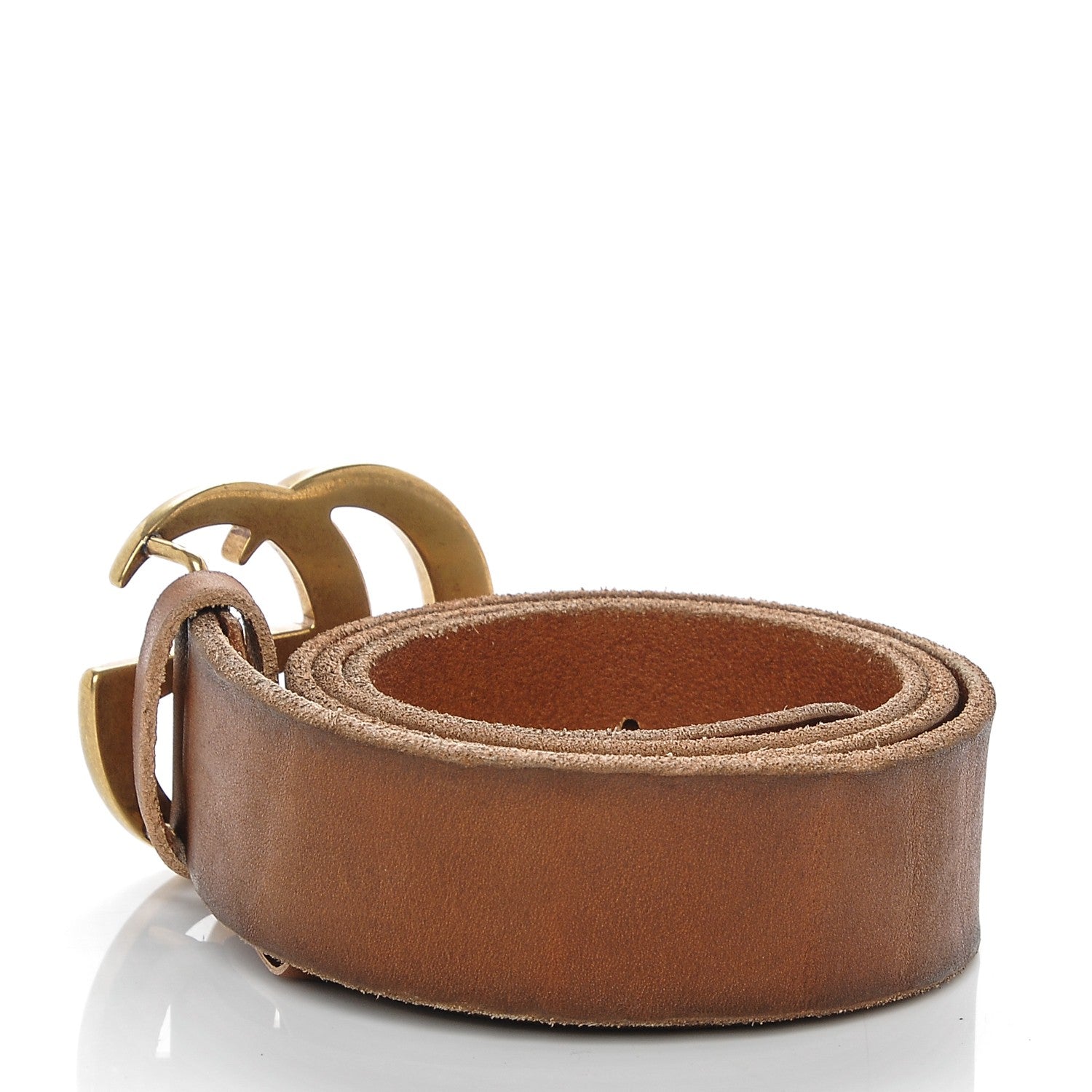 Gucci Faded Calfskin Double G 40mm Belt 85 34 Cuir 3 of 6