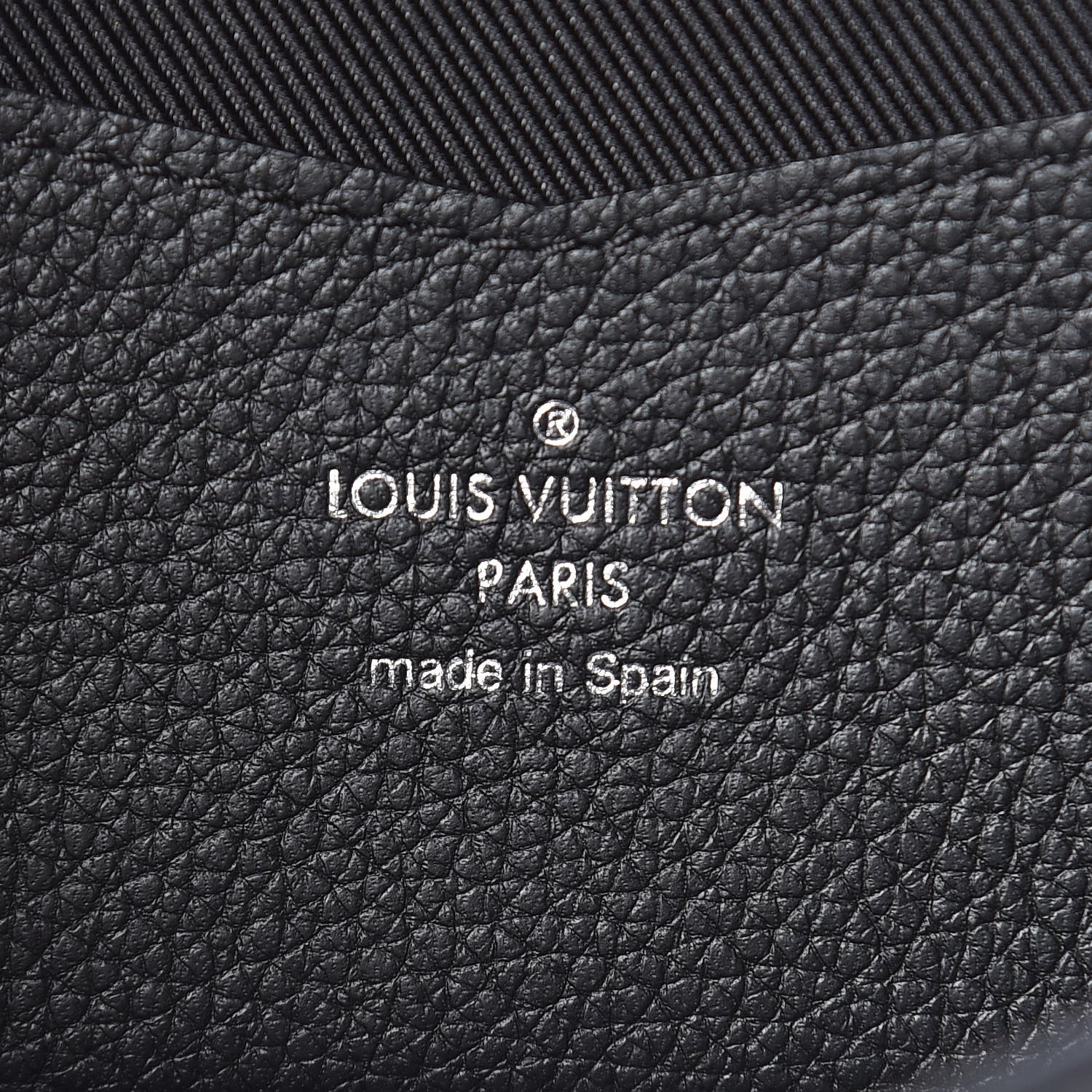 Louis Vuitton Calfskin Lockme II Wallet Black 5 of 7