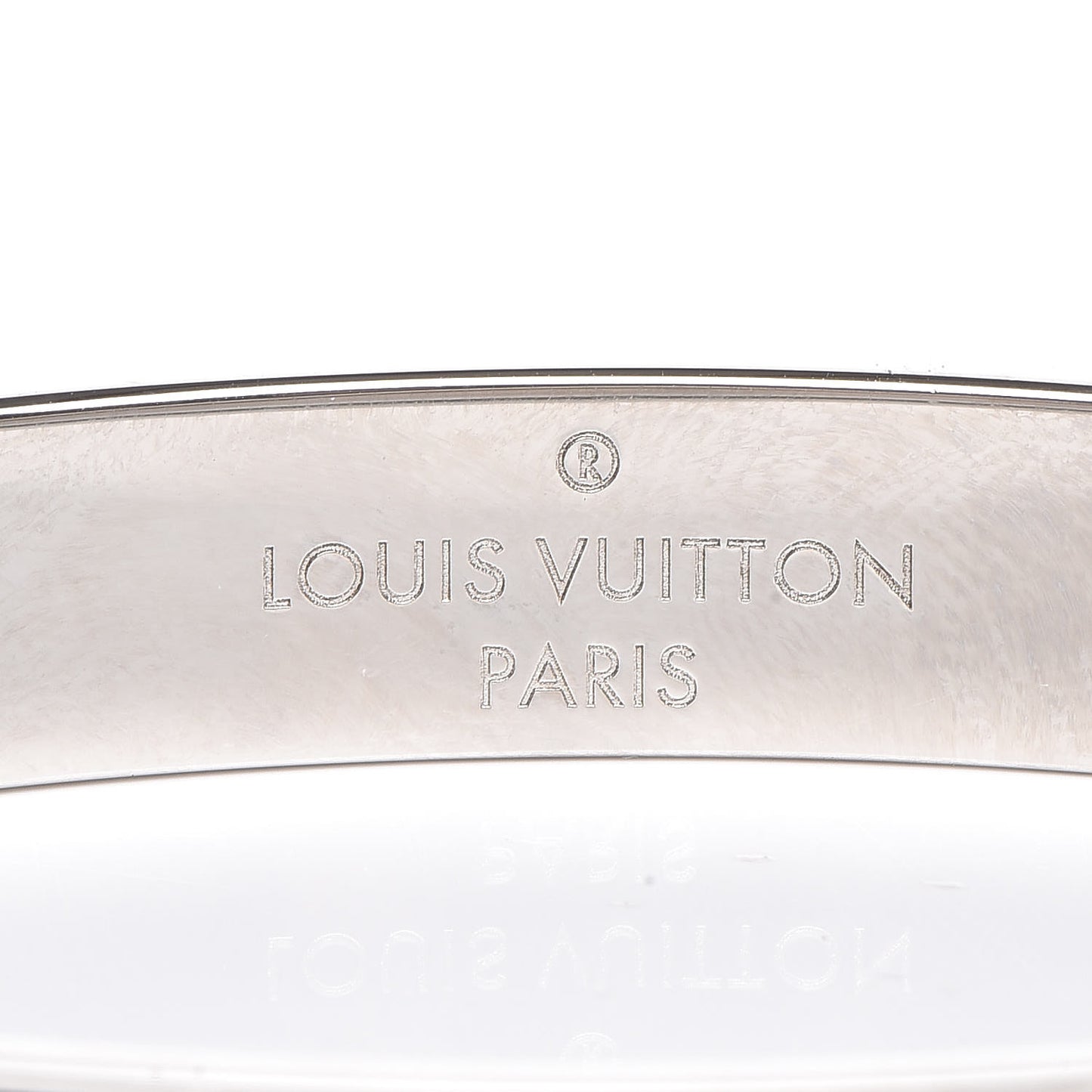 Palladium Monogram Nanogram Cuff M