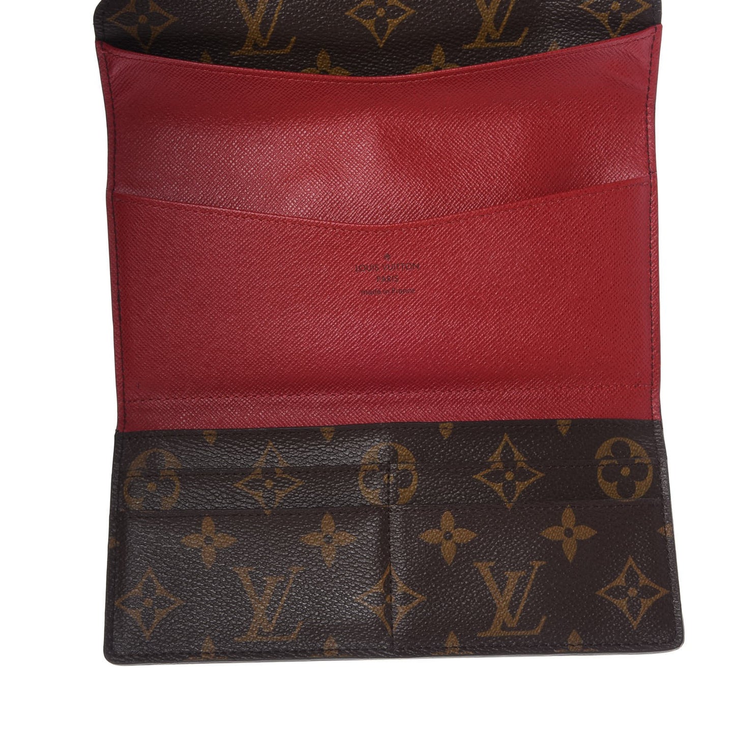 Monogram Josephine Wallet Red