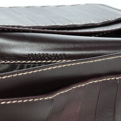 Gucci GG Plus Monogram Calfskin Ladies Web Continental Wallet Beige Ebony Brown 7 of 8