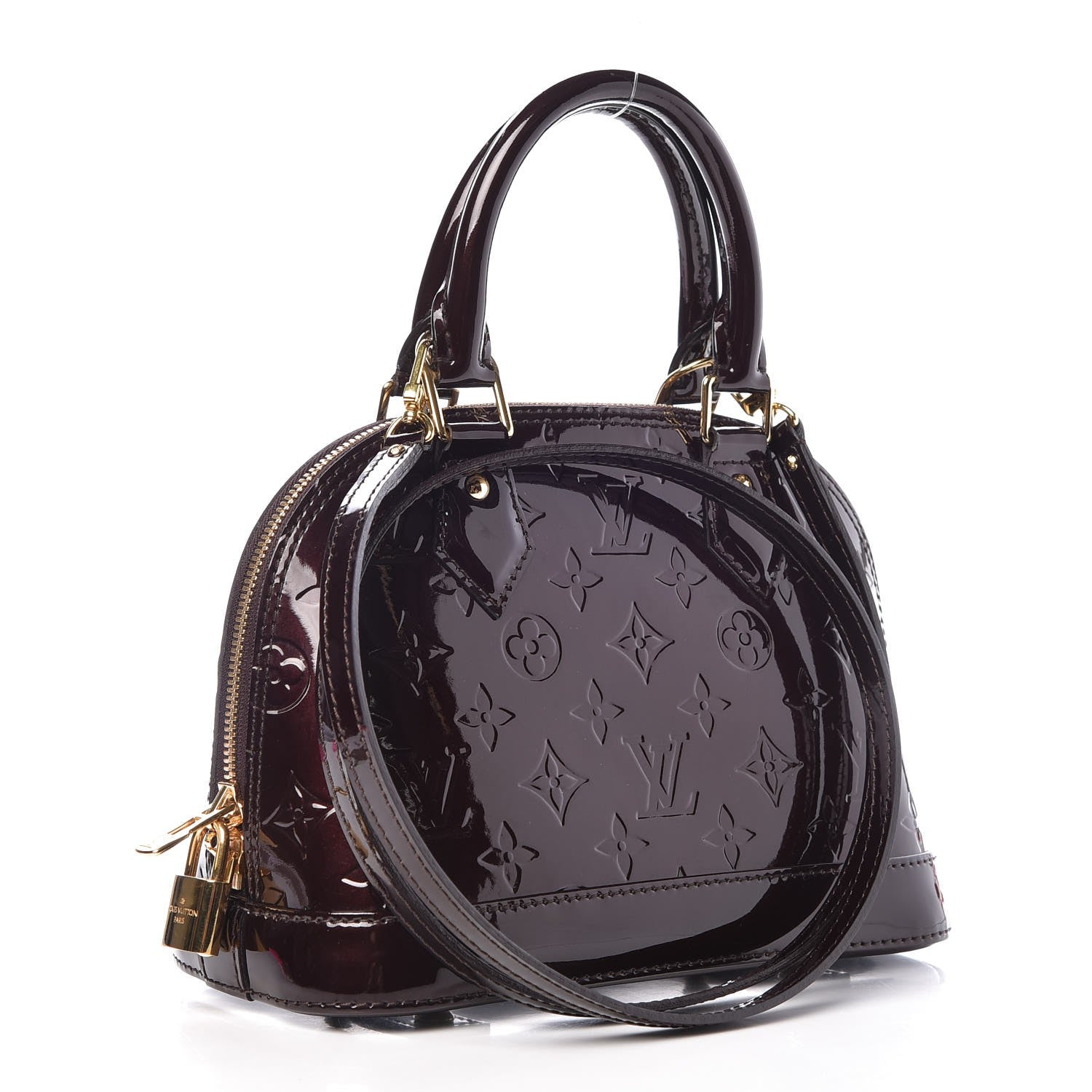 Louis Vuitton Vernis Alma BB Amarante 3 of 9