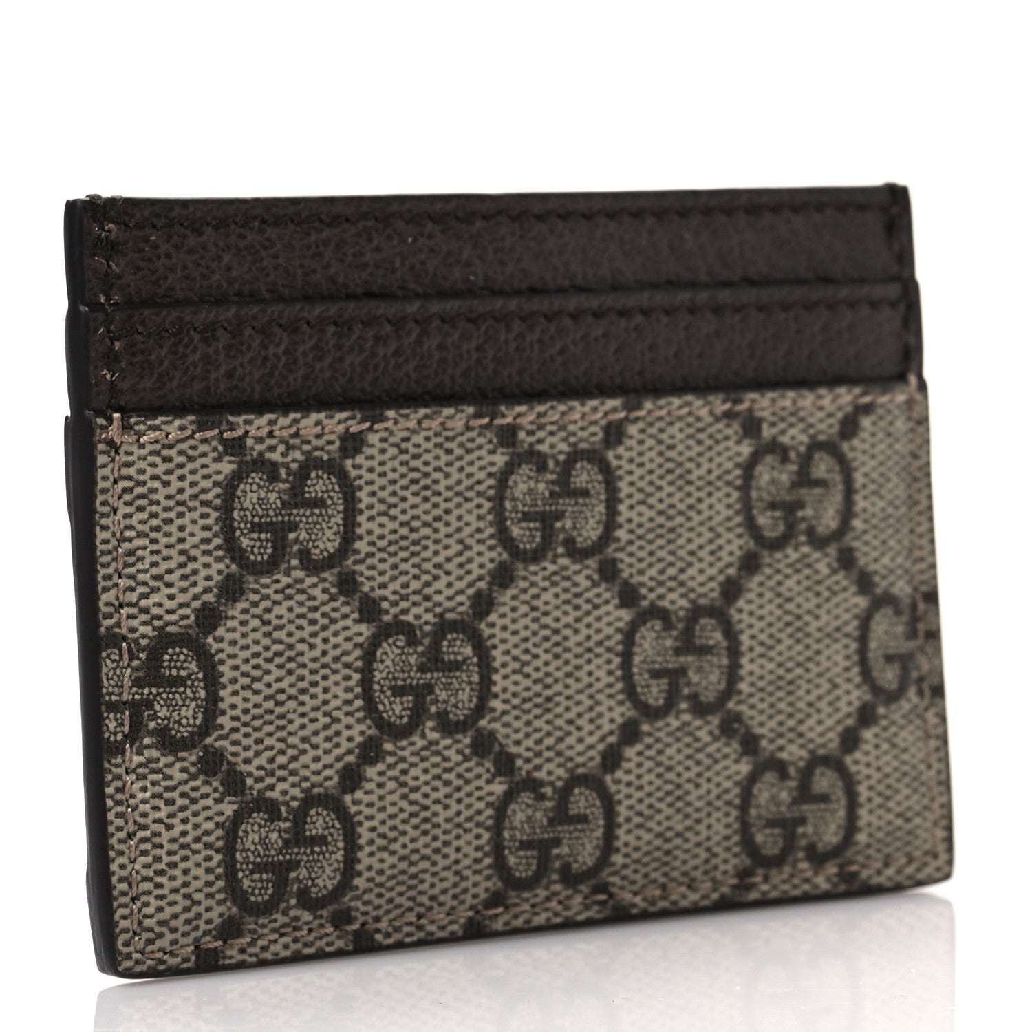 Gucci GG Supreme Monogram Ophidia Card Holder Brown 3 of 7