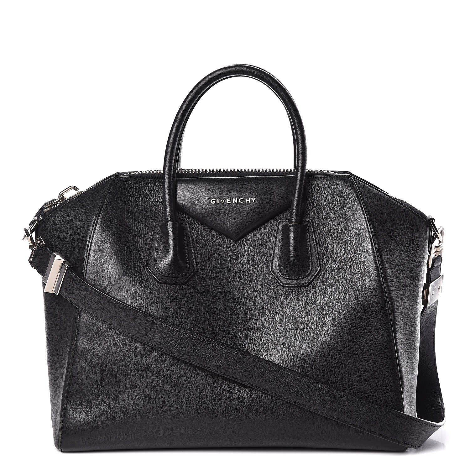 Givenchy Sugar Goatskin Medium Antigona Black 1 of 14