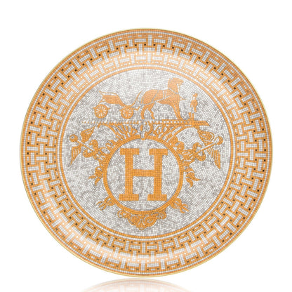 Hermes Porcelain Mosaique au 24 Tart Platter 1 of 6