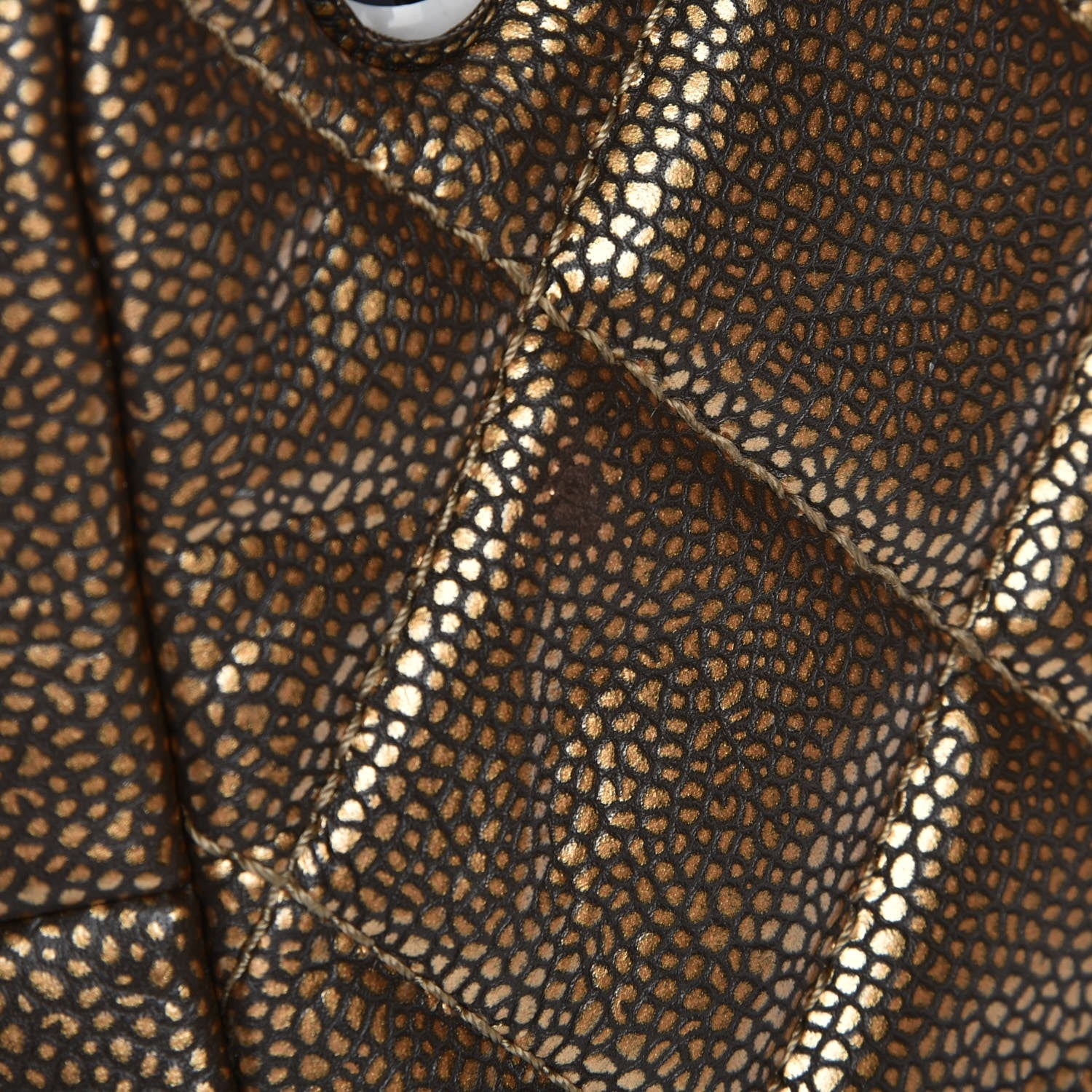 Chanel Metallic Caviar Quilted Large Timeless CC Soft Tote Bronze 9 of 9