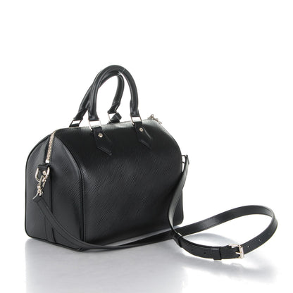 Louis Vuitton Epi Speedy Bandouliere 25 Black 3 of 7