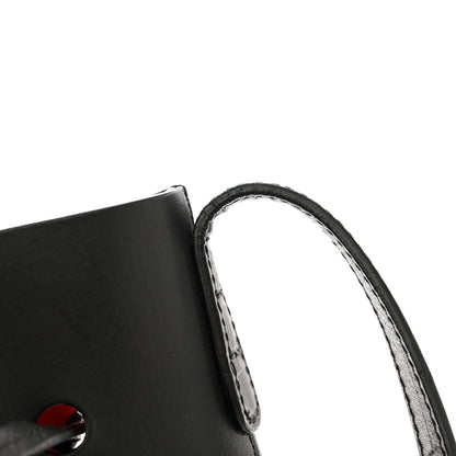 Mansur Gavriel Vegetable Tanned Calfskin Bucket Bag Black Flamma 15 of 15
