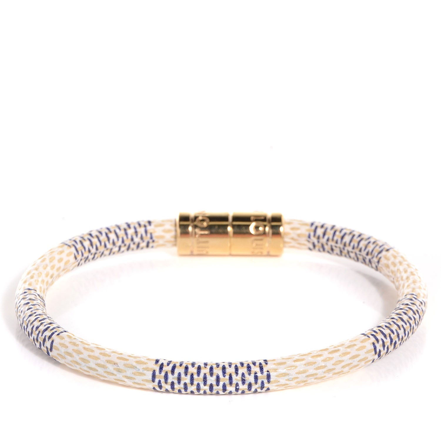 Louis Vuitton Damier Azur Keep It Bracelet 17 3 of 5