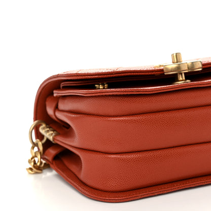 Chanel Caviar Mini Messenger Bag Brown 9 of 10