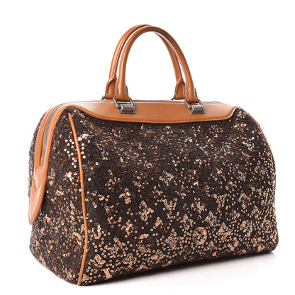 Louis Vuitton Sequin Monogram Sunshine Express Speedy Gold 3 of 20