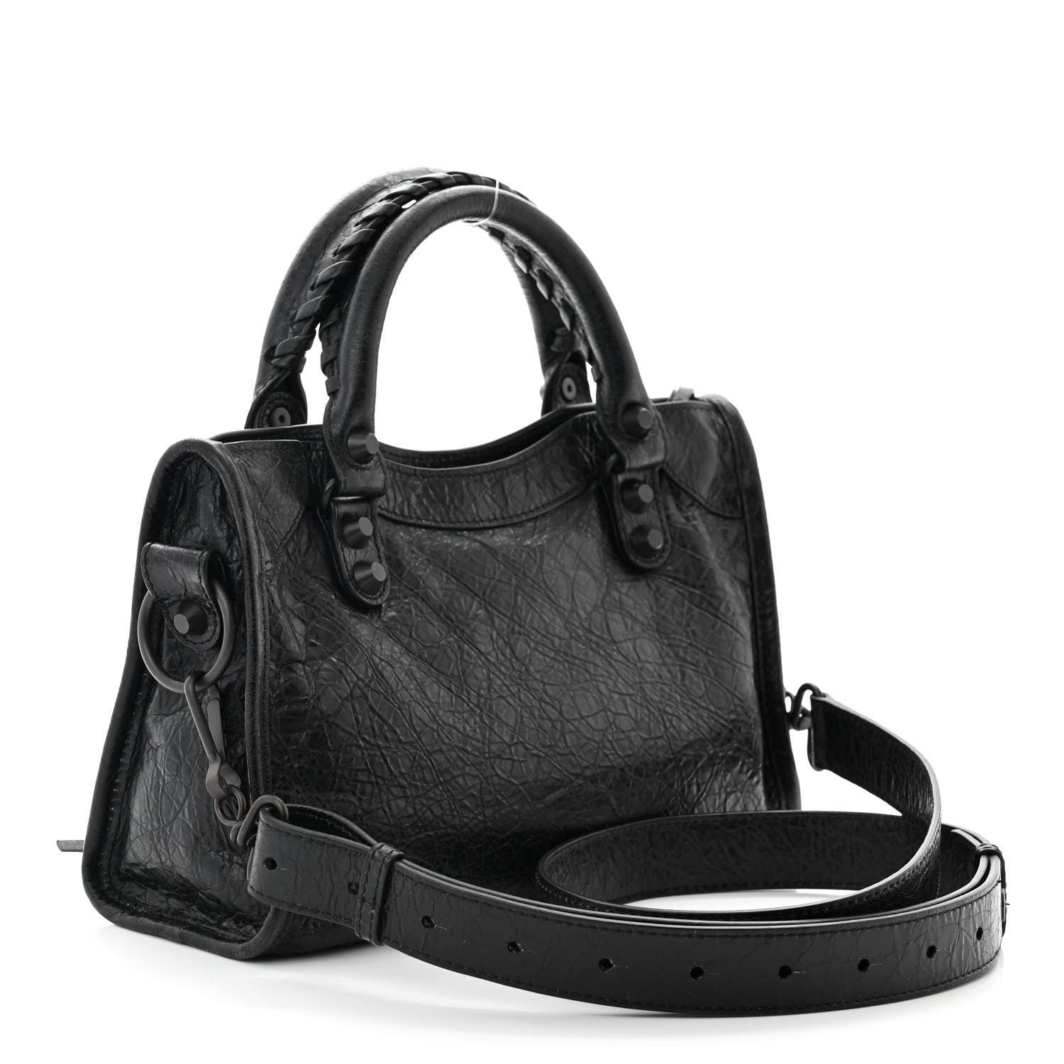 Balenciaga Agneau Arena Classic Hardware Le City Mini  Black 3 of 11