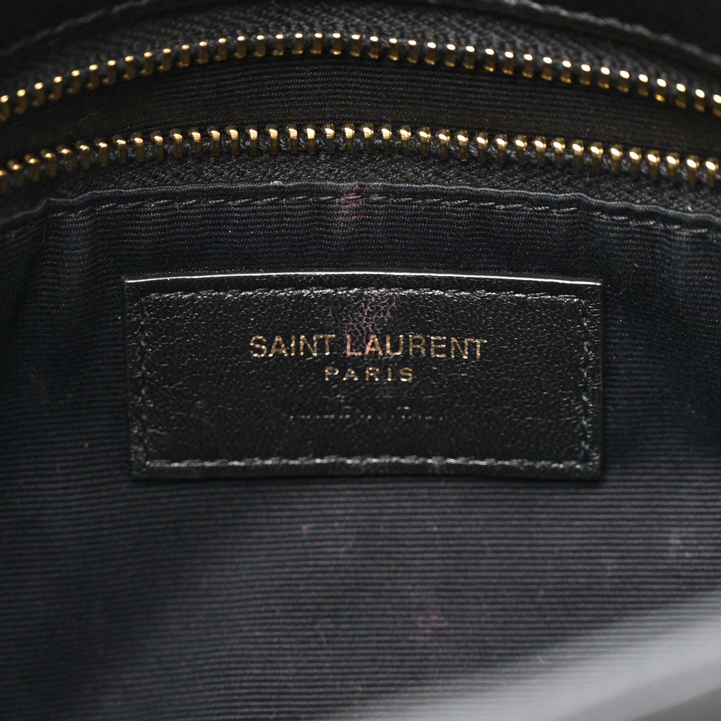 Lambskin Quilted Toy Loulou Puffer Monogram Chain Satchel Black