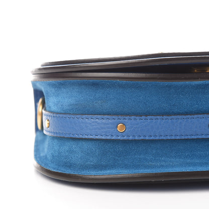 Chloe Calfskin Suede Small Nile Bracelet Bag Smoky Blue 4 of 8
