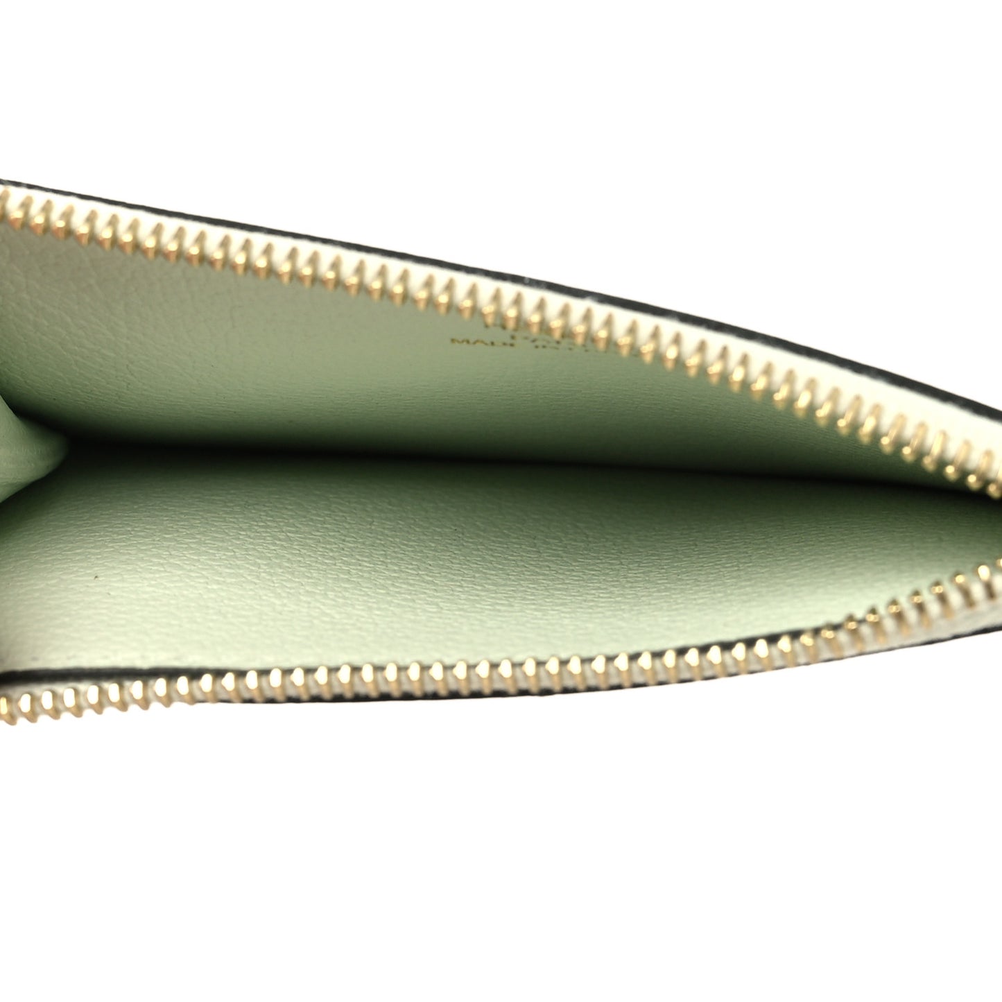 Evercolor Bi-Color Constance Slim Wallet Gold Vert Fizz