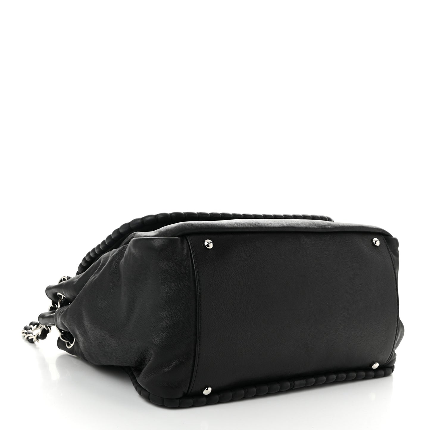 Calfskin Medium On the Bund Flap Black