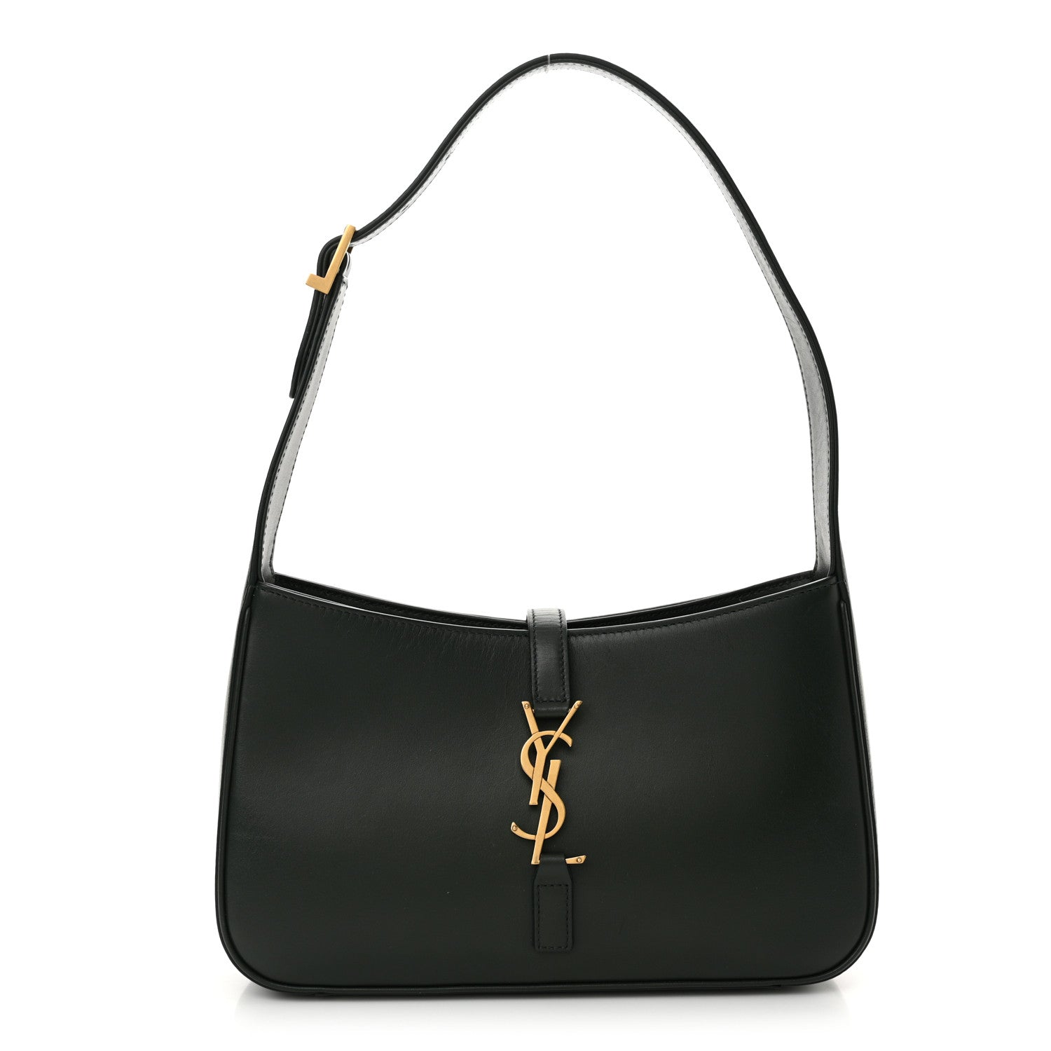Saint Laurent Smooth Calfskin Le 5 A 7 Hobo Vert Fonce 1 of 13