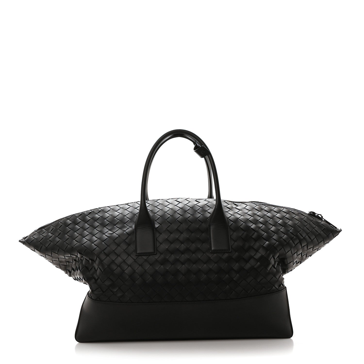 Bottega Veneta Nappa Intrecciato Travel Duffel Bag Black 1 of 10