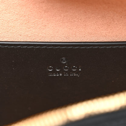 Gucci Calfskin Matelasse Diagonal Mini Interlocking G Heart Shoulder Bag Black 7 of 10