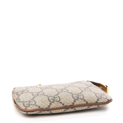 Gucci GG Supreme Monogram Key Case Brown 3 of 7