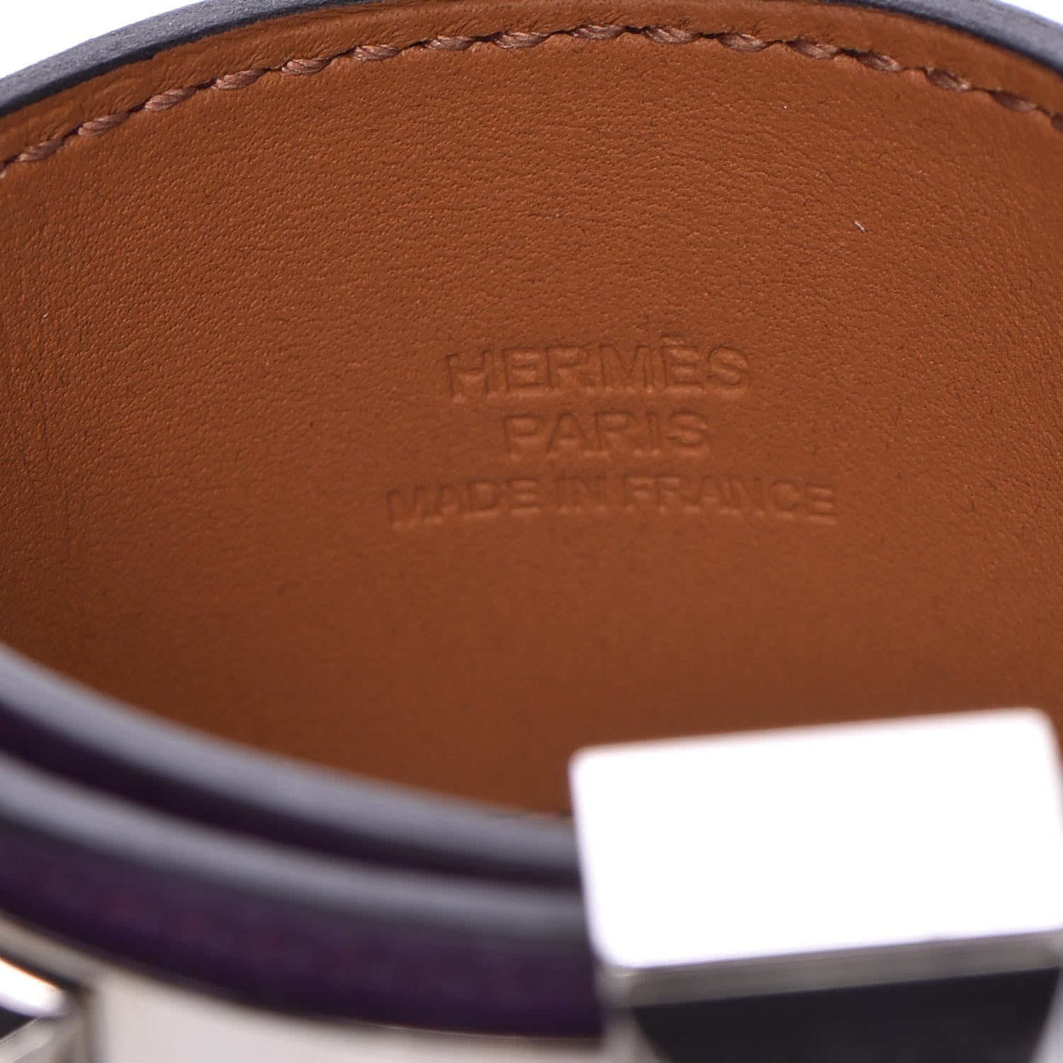 Hermes Swift Collier De Chien CDC Bracelet S Ultraviolet 4 of 6