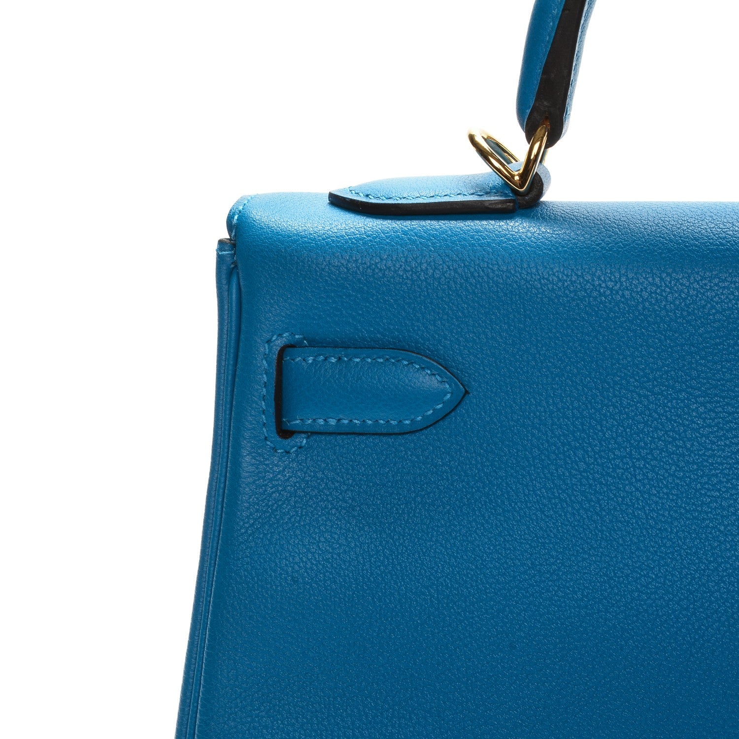 Hermes Evercolor Kelly Retourne 32 Bleu Hydra 7 of 26