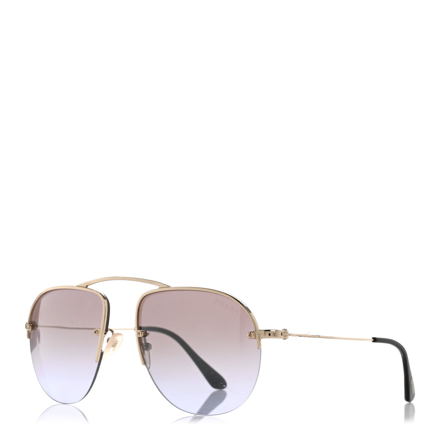 Metal Round Sunglasses SPR 58O Black