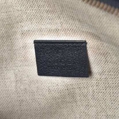 Gucci Grained Calfskin Coco Capitan Logo Belt Bag Black 6 of 11