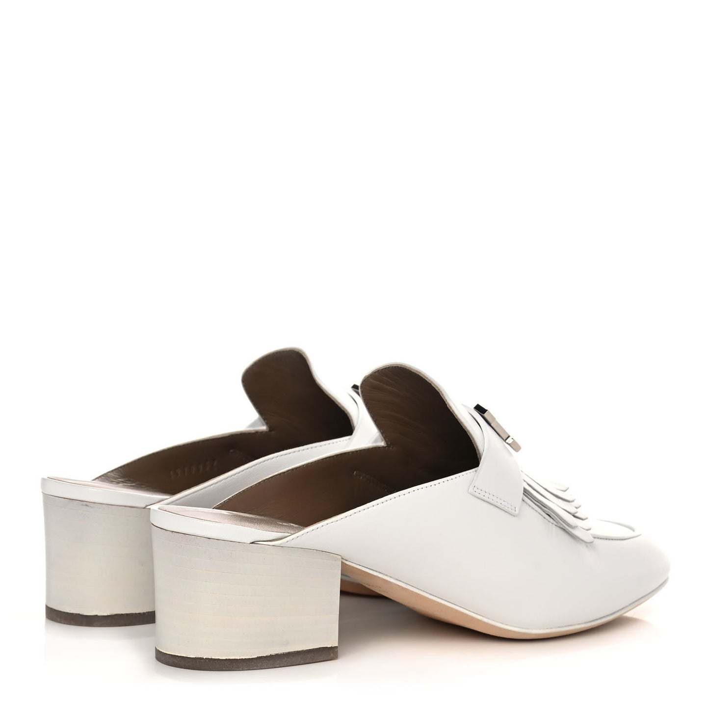 Goatskin Tuileries Mules 37.5 White