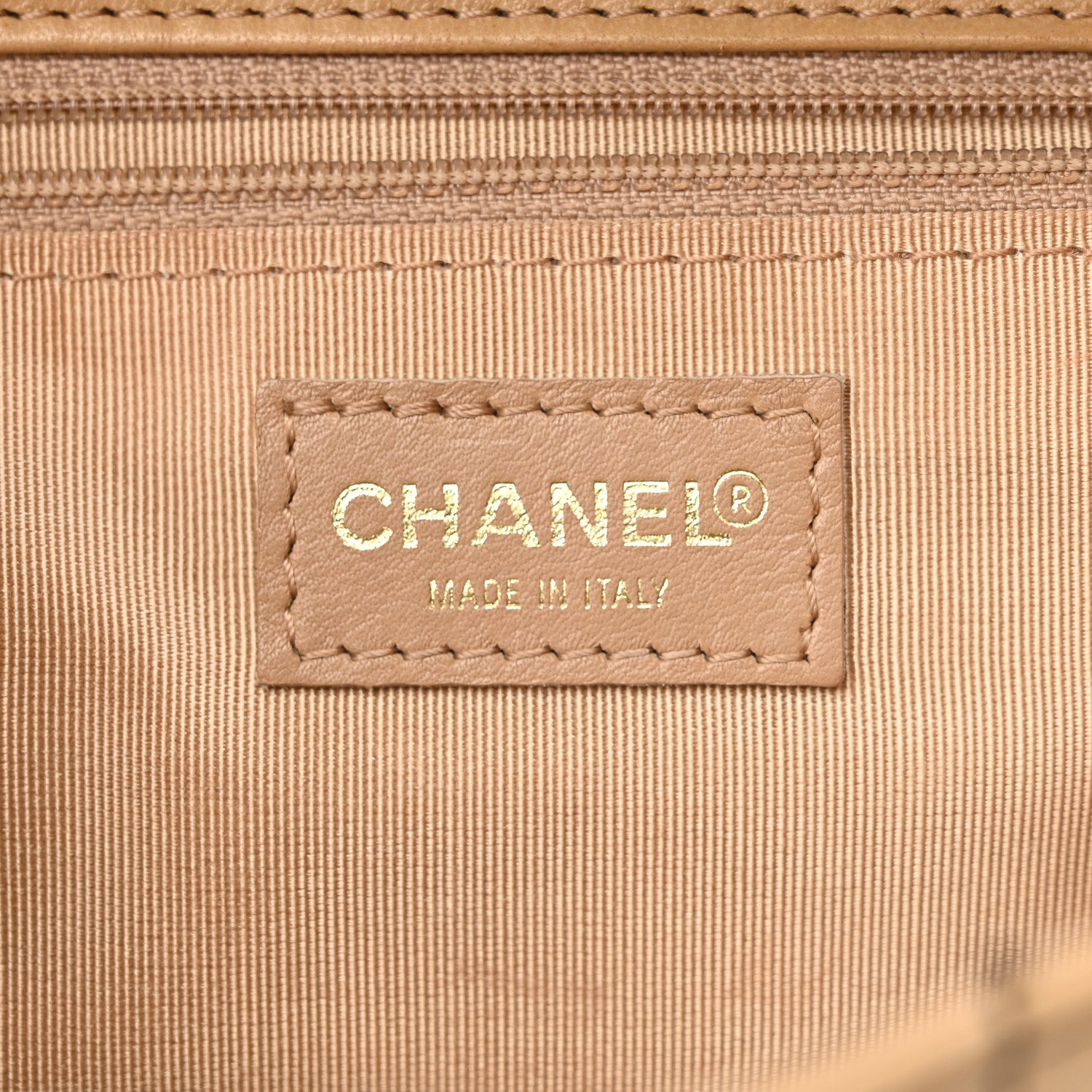 Chanel Lambskin Reissue Chocolate Bar Flap Beige Black 6 of 23