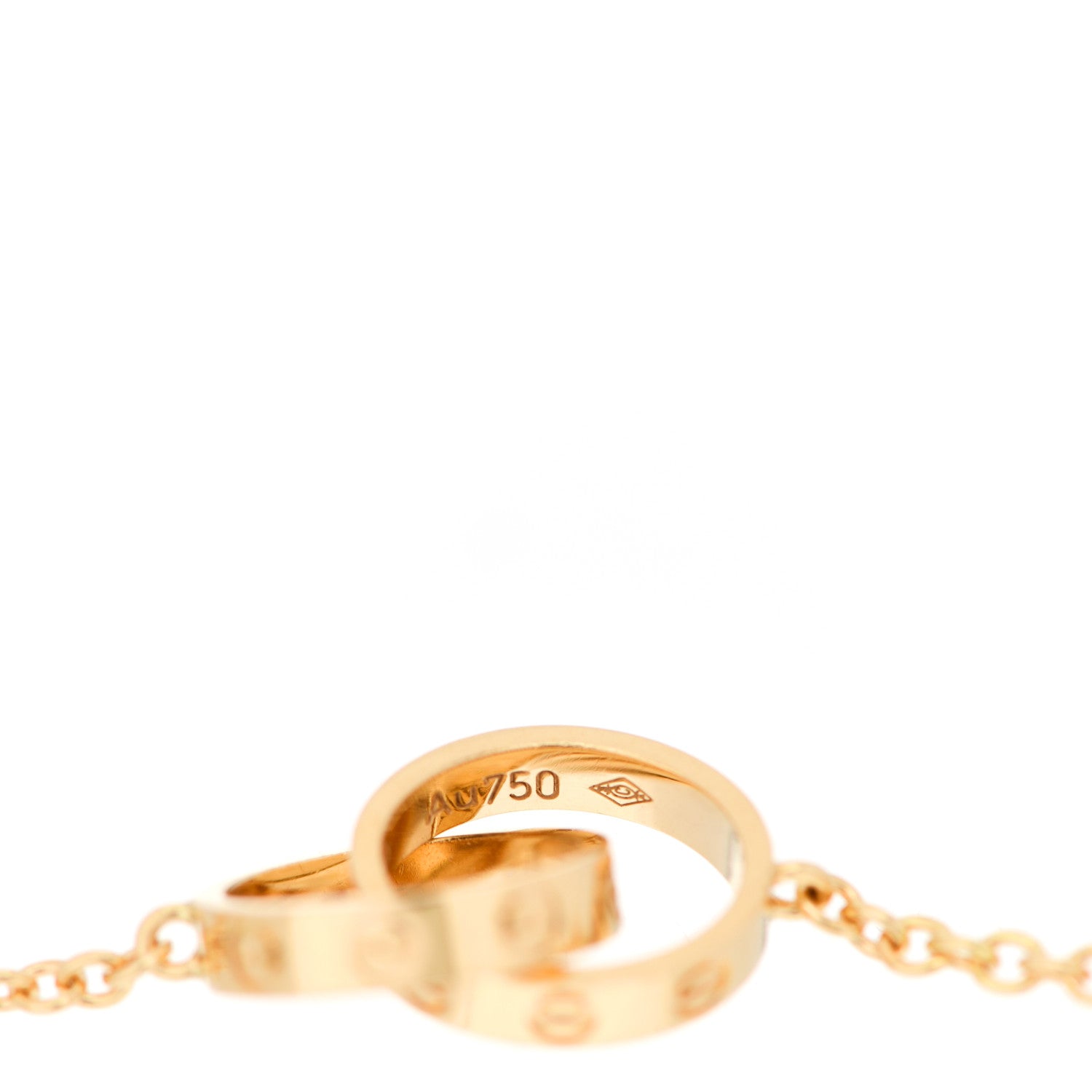 Cartier 18K Yellow Gold Interlocking LOVE Bracelet 4 of 5