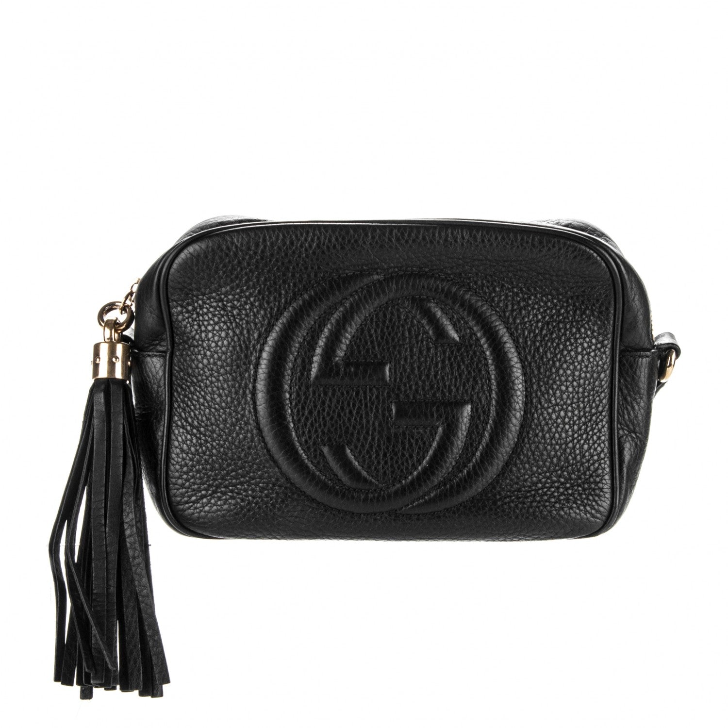 Gucci Pebbled Calfskin Small Soho Disco Bag Black 1 of 7