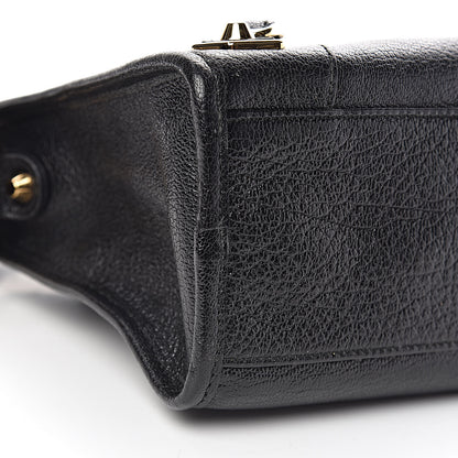 Balenciaga Chevre Gold Metallic Edge Hardware S City Black 9 of 10