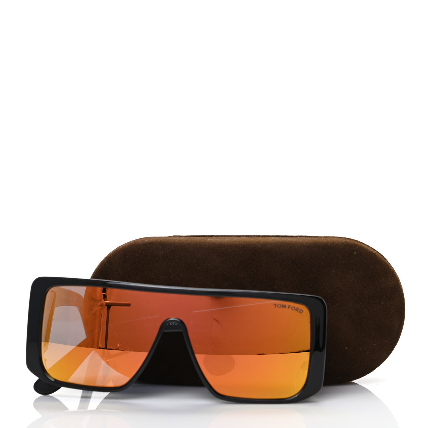 Tom Ford Square Atticus Sunglasses TF710 Black Gold 8 of 8