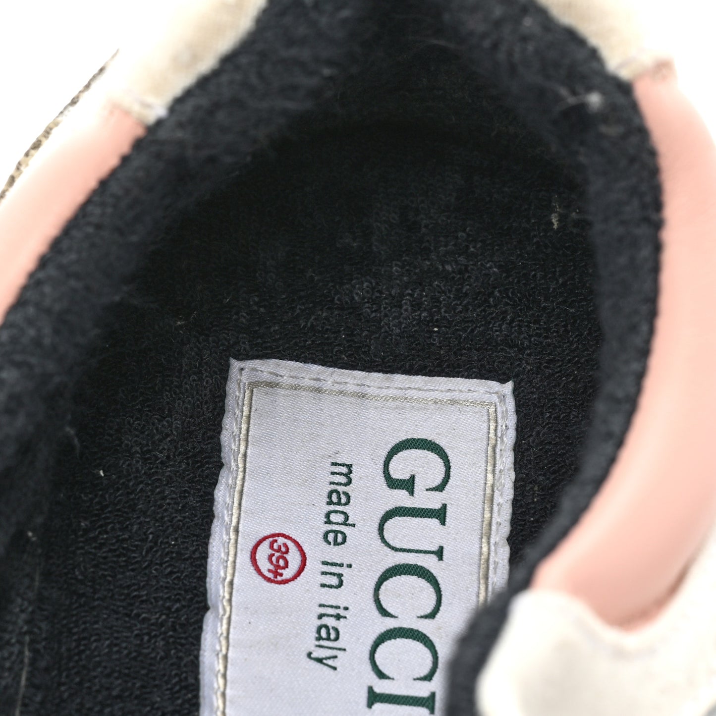 GG Supreme Monogram Mix Monogram Womens Rhyton Sneakers 39.5 London Blue Beige Pale Pink