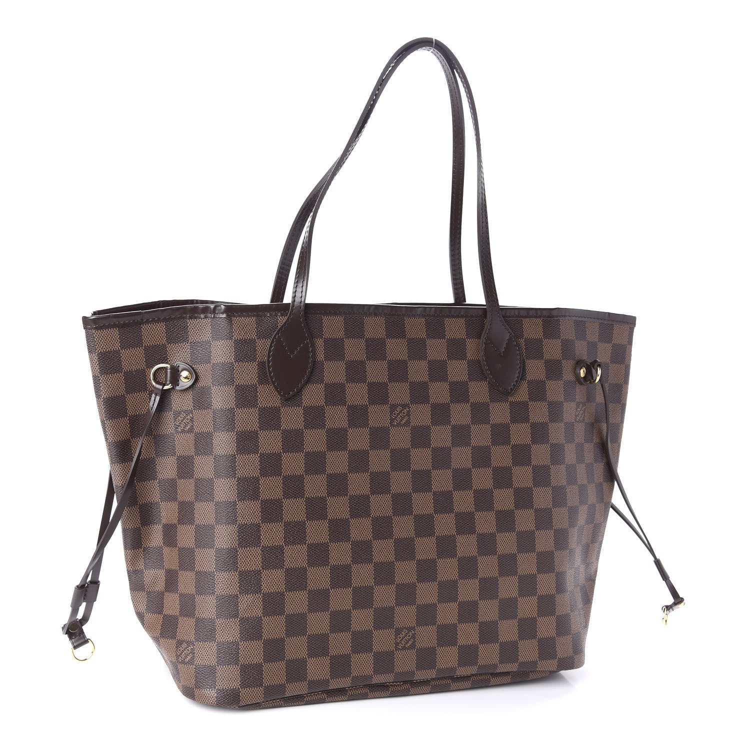 Louis Vuitton Damier Ebene Neverfull MM 3 of 10