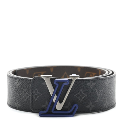 Louis Vuitton Monogram Eclipse 40mm LV Line Reversible Belt 95 1 of 5