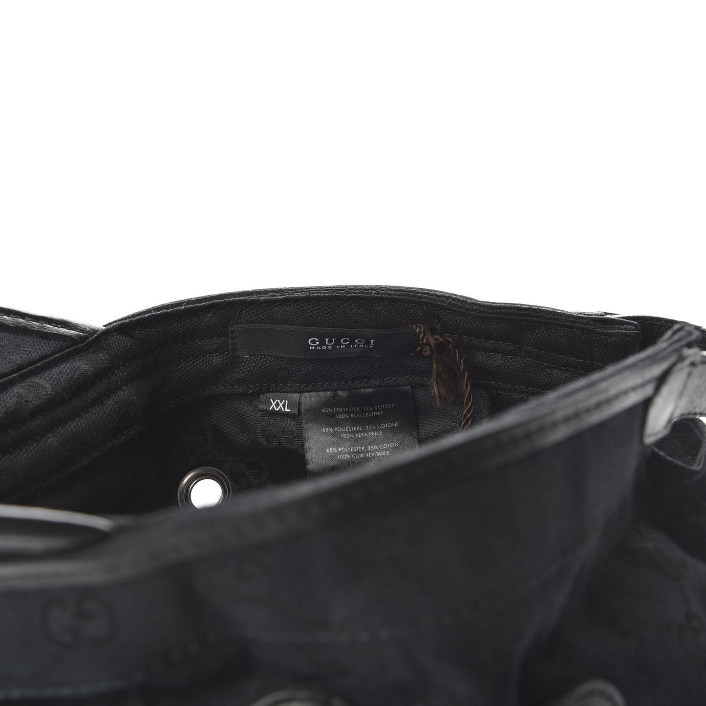 Monogram Canvas Military Hat XXL Black