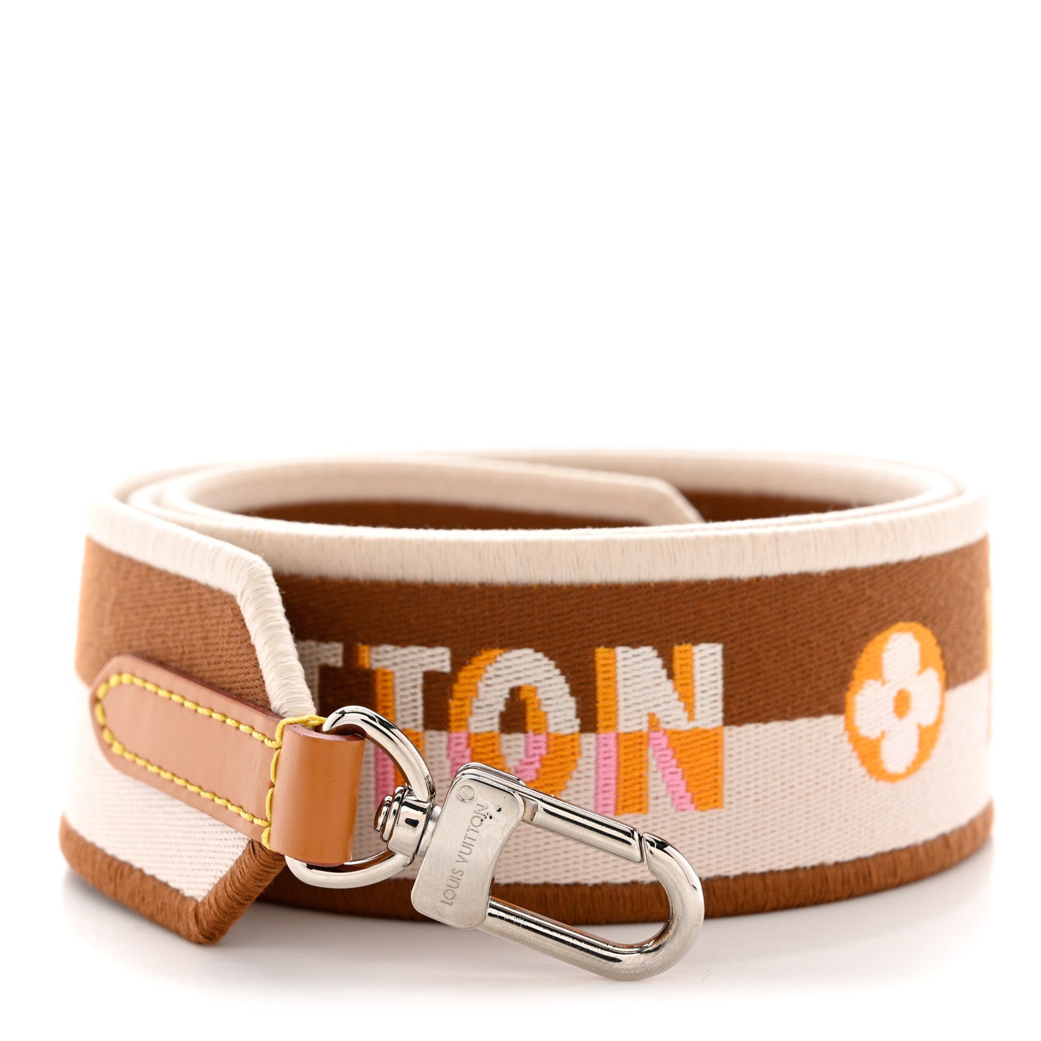 Louis Vuitton Jacquard Alma BB Shoulder Strap Camel 1 of 4